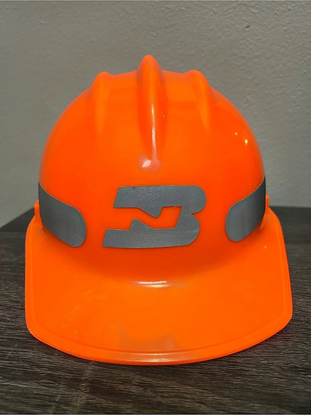 North Zone N20 Full Brim Hard Hat Orange & Gray